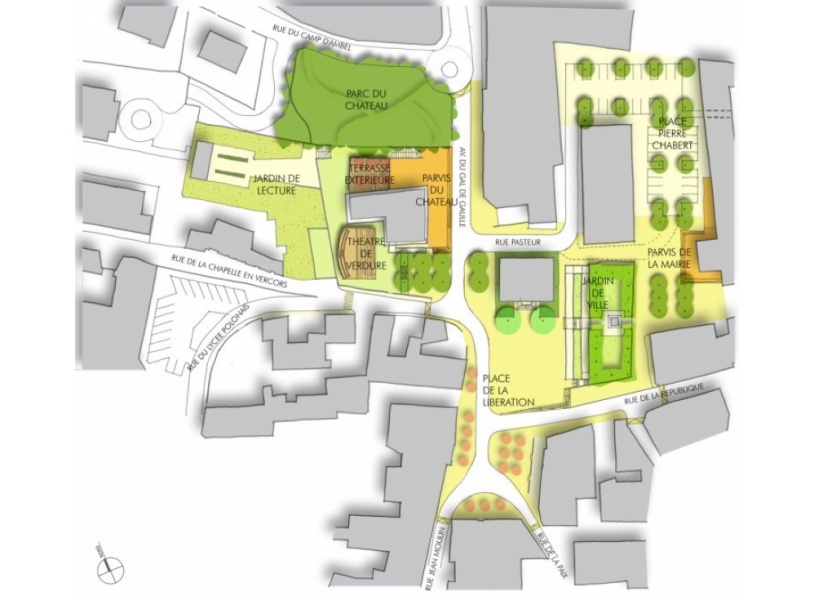 Plan de composition urbaine et paysagère à VILLARD-DE-LANS