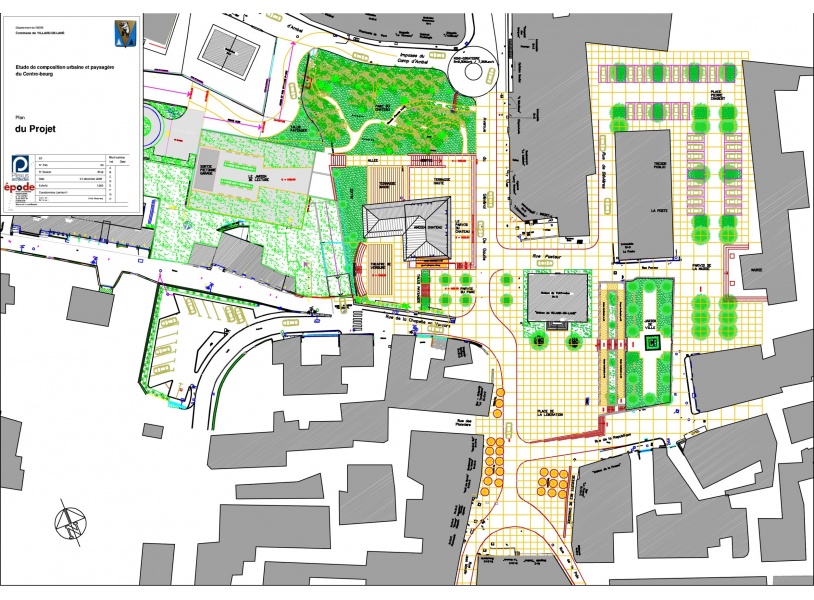 Plan de composition urbaine et paysagère à VILLARD-DE-LANS