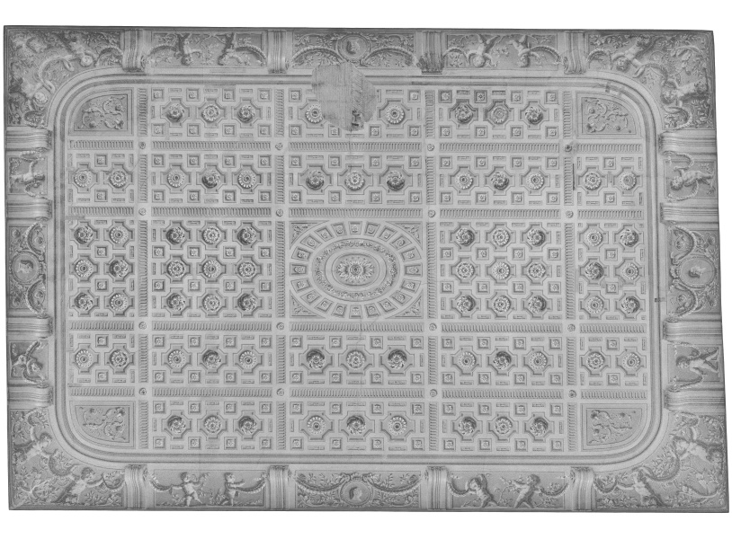 Production d'ortho-image et étude des déformations.