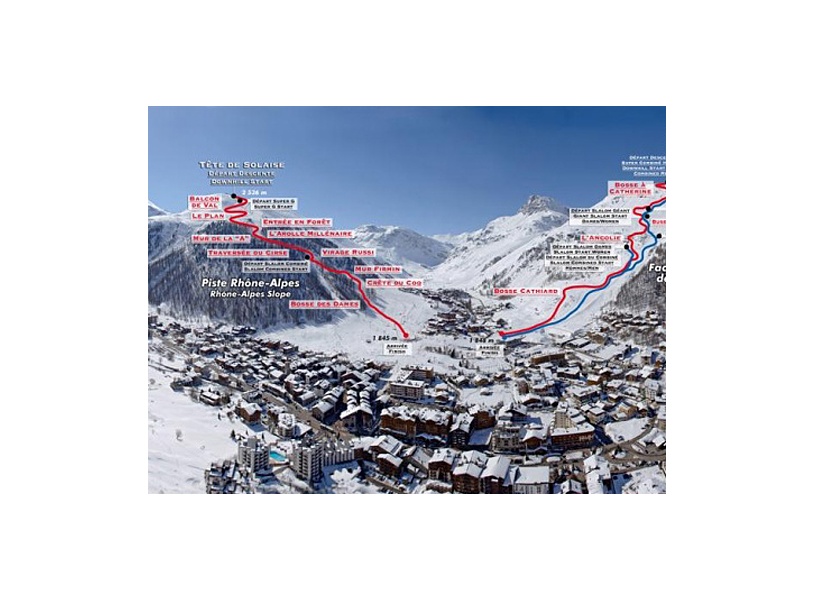 Aménagement piste complexe: face de Bellevarde – championnats du monde VAL D’ISERE